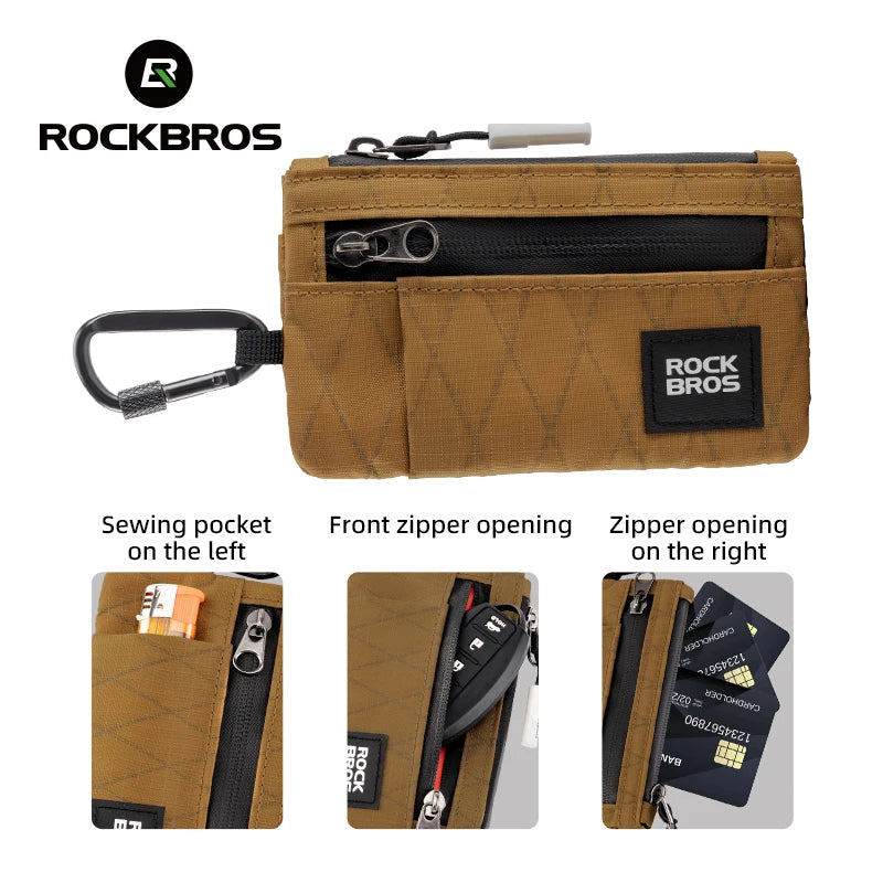 Slim card holder pouch khaki - view 5