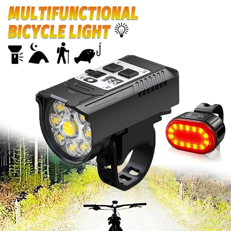 20W USB-C rechargeable bike headlight LED - main view