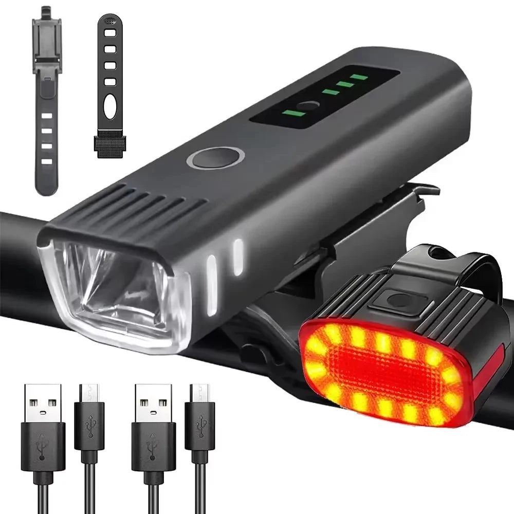 Bike light set front and rear - view 8