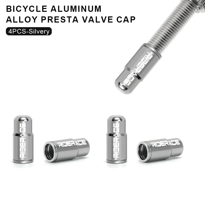 Bike Valve Caps — 2/4/10 Pack Presta Covers