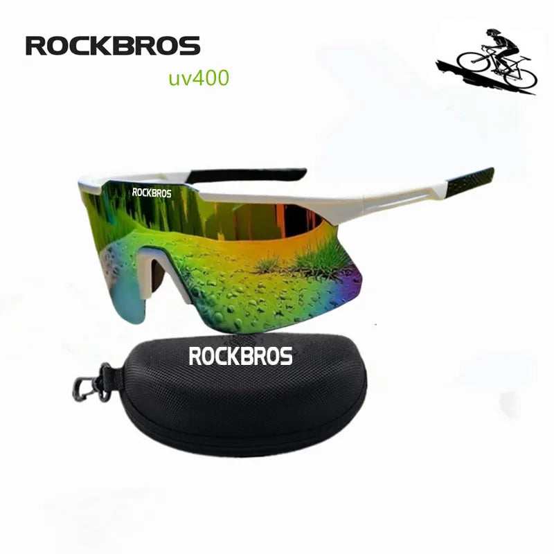 Fog-proof UV400 cycling sunglasses windproof - main view