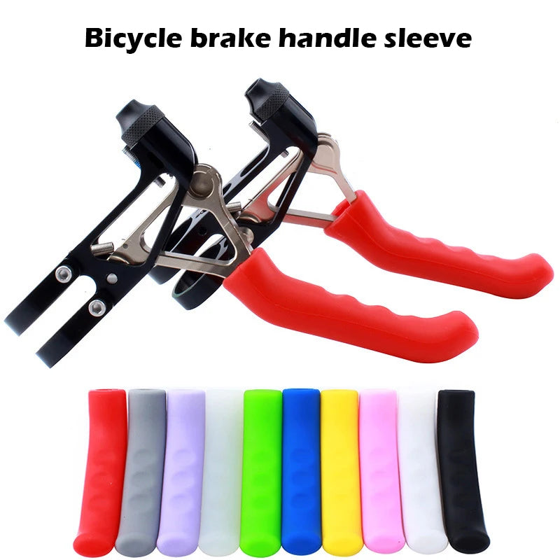 Bike brake lever silicone cover purple blue pink - view 2