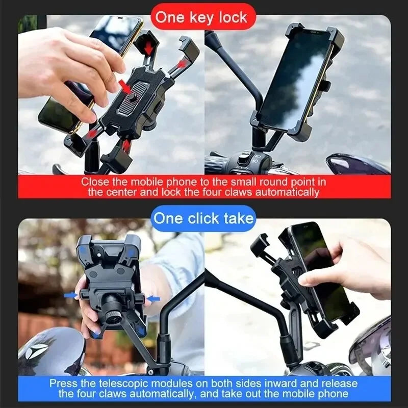 Phone holder 360 rotation angle adjustment - view 4