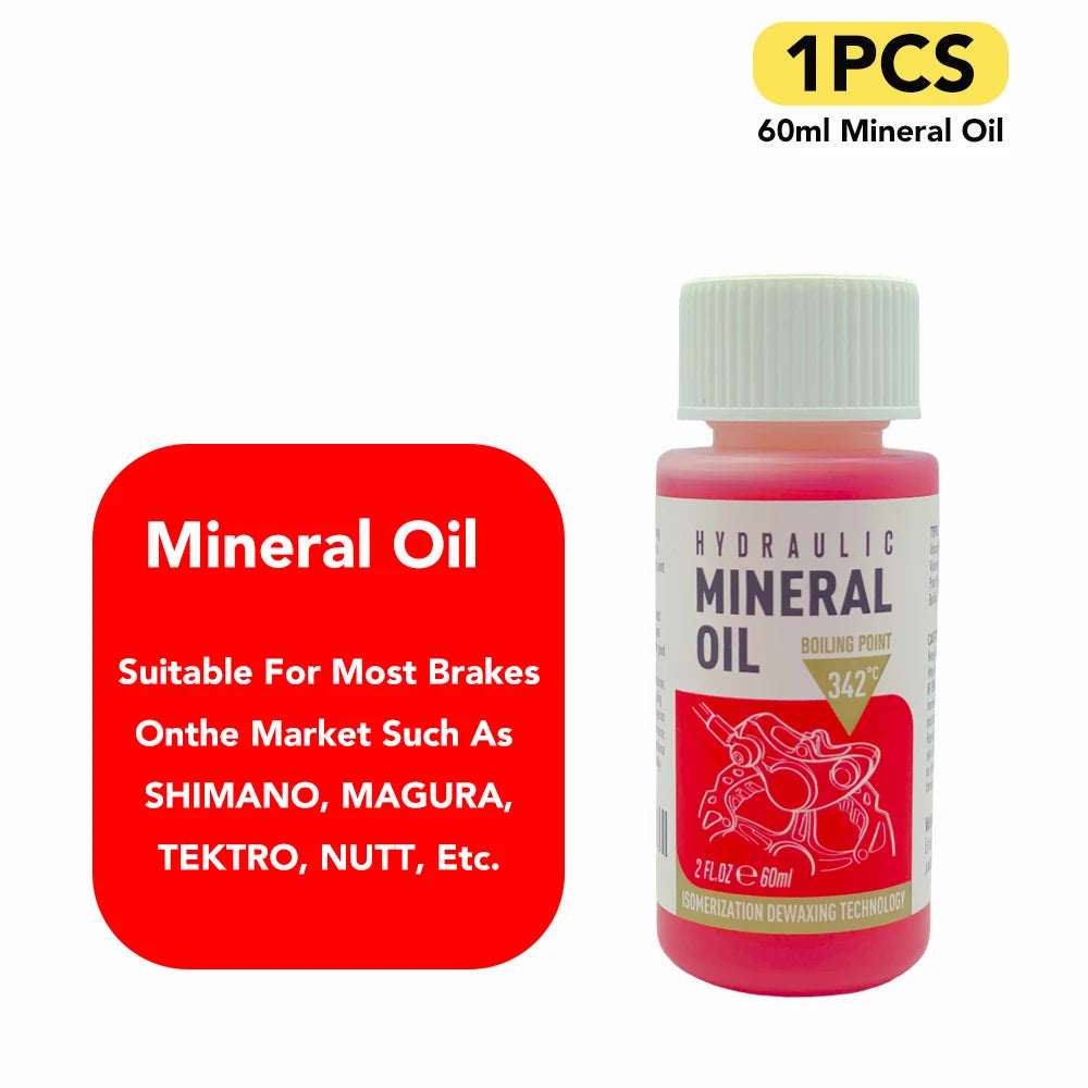 Hydraulic Brake Bleed Kit — Mineral Oil