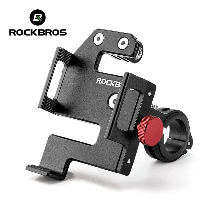 ROCKBROS aluminium phone holder anti-slip S-clip - main view