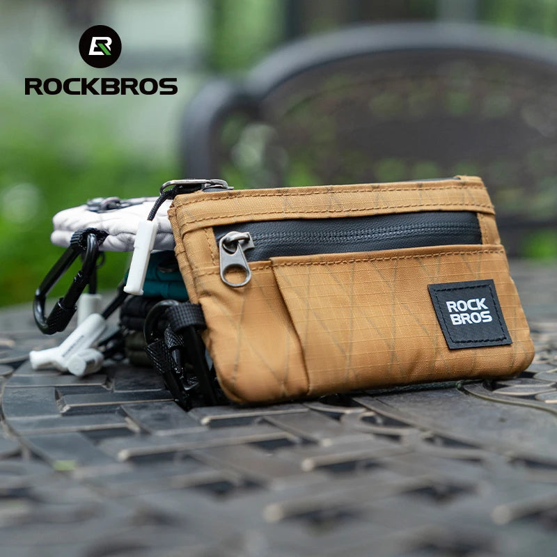 Nylon card wallet with carabiner army green - view 4