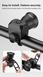 Loud electronic bike horn compact size - view 6