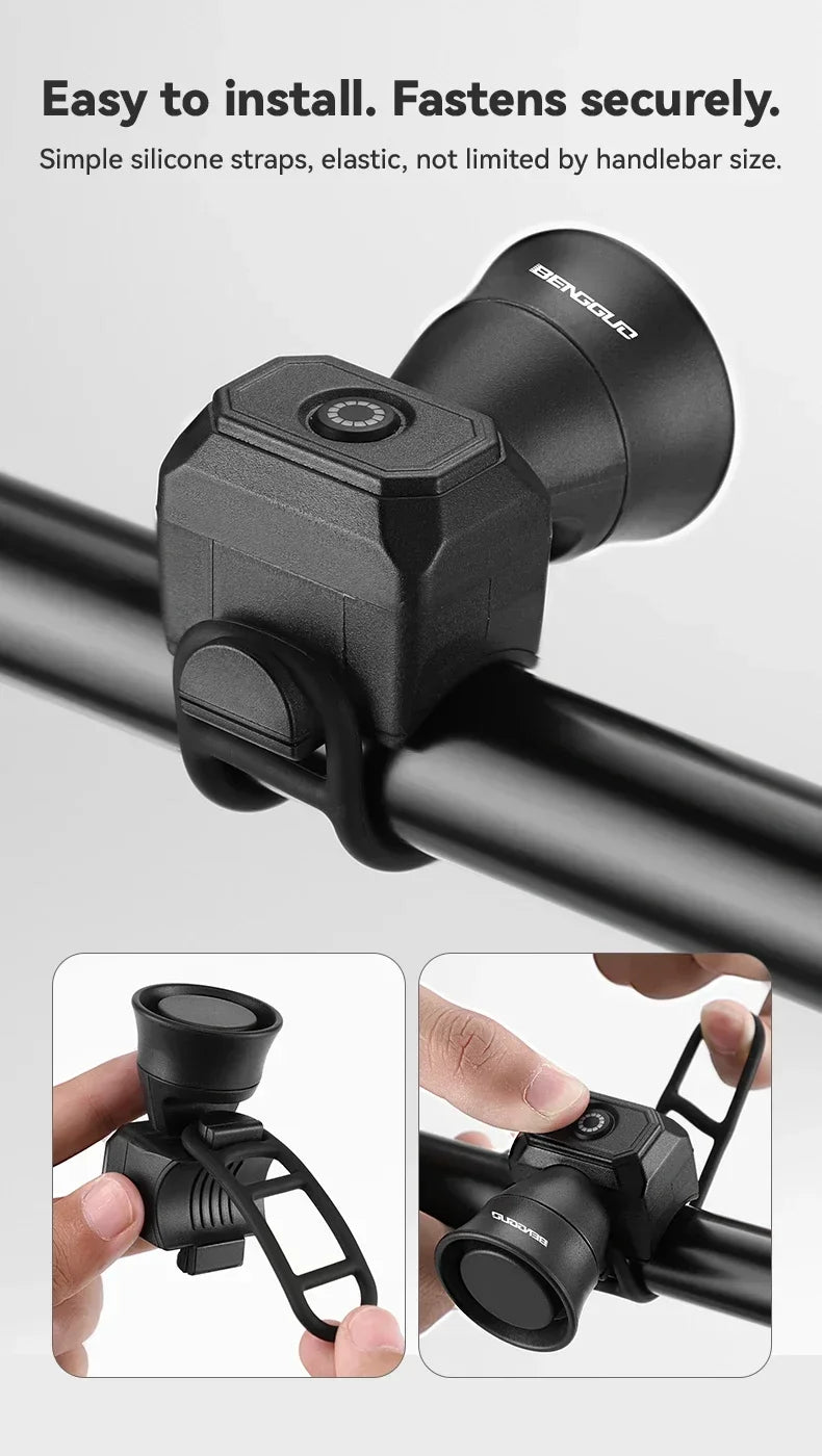 Loud electronic bike horn compact size - view 6