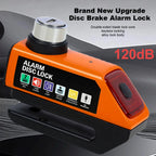 MDUG bike alarm lock orange colour - view 2