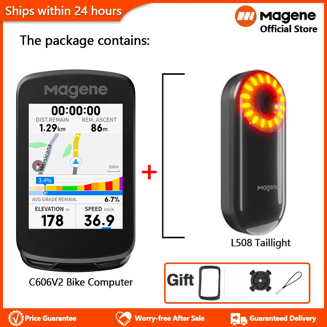 Magene L508 Radar Bike Tail Light — 140m Vehicle Detection