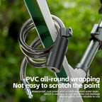 Bike cable lock zinc alloy steel - view 2