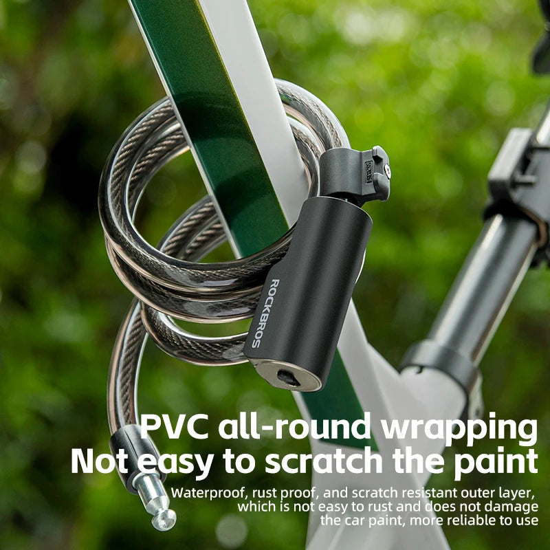 Bike cable lock zinc alloy steel - view 2