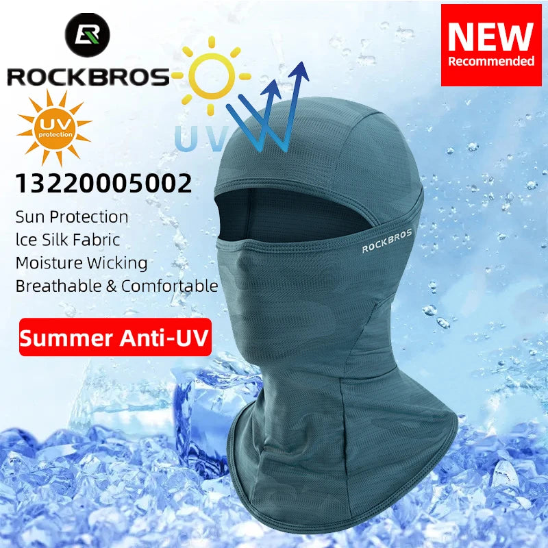 Summer Cooling Balaclava — UV Ice Silk Face Mask