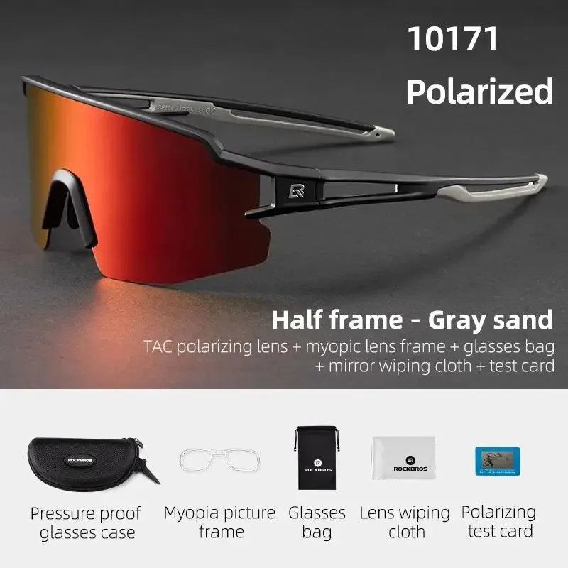 Lightweight cycling eyewear worn on road bike - view 9