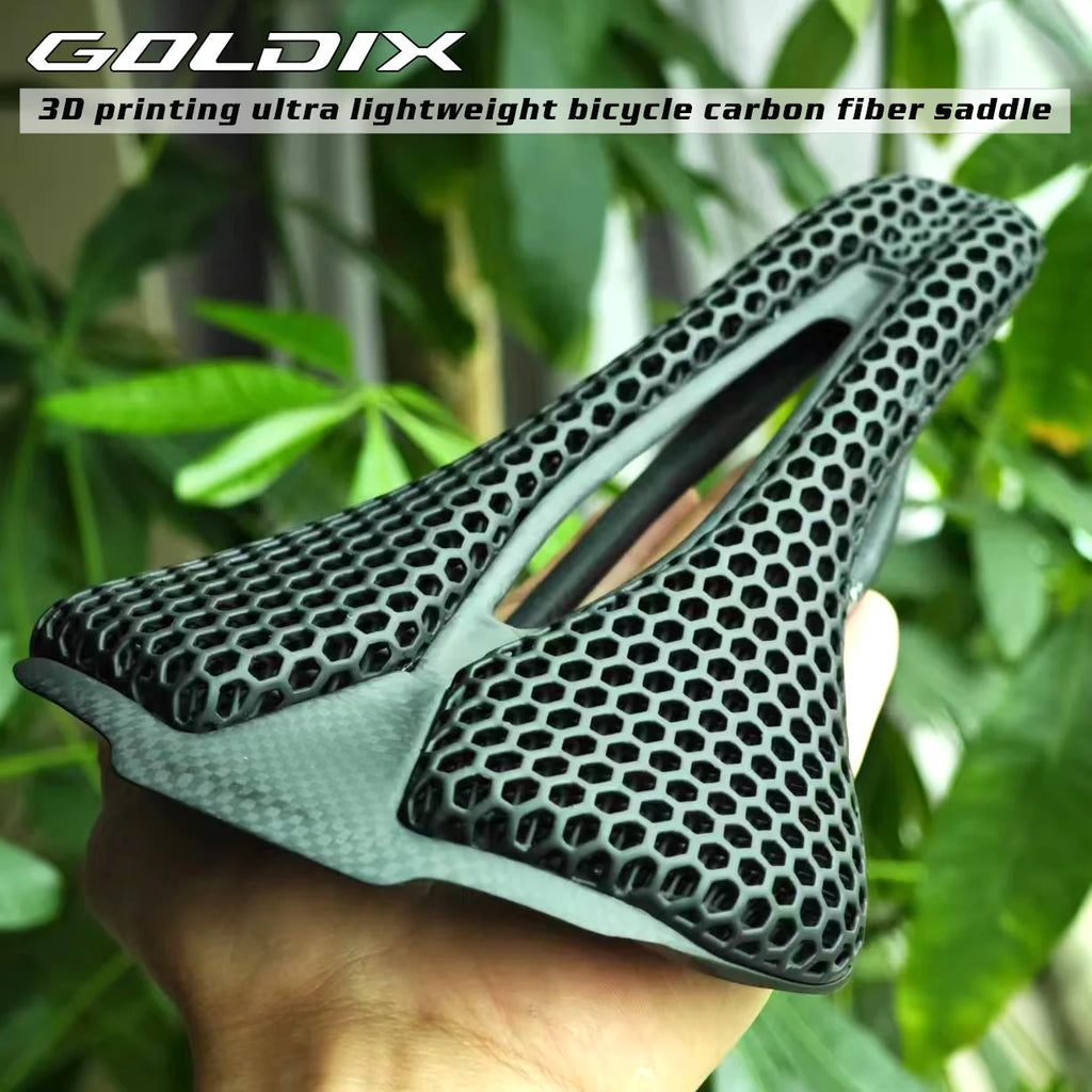 GOLDIX 3D-printed carbon fibre saddle ultra light - main view