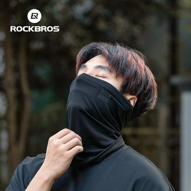Soft fleece face mask for cold weather riding - view 4