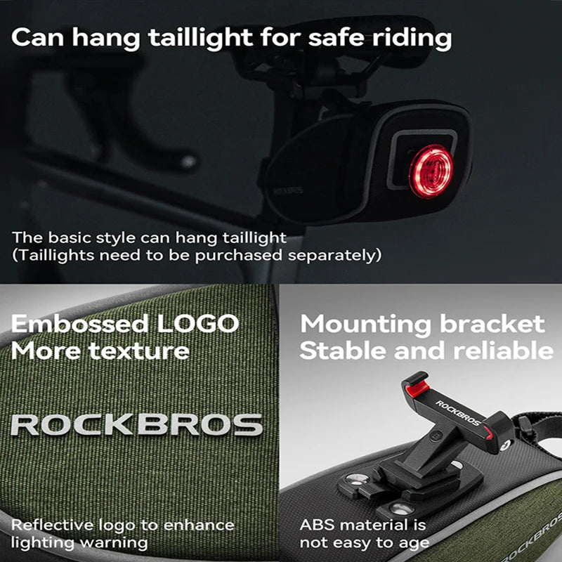 Bike bag reflective design night riding - view 6