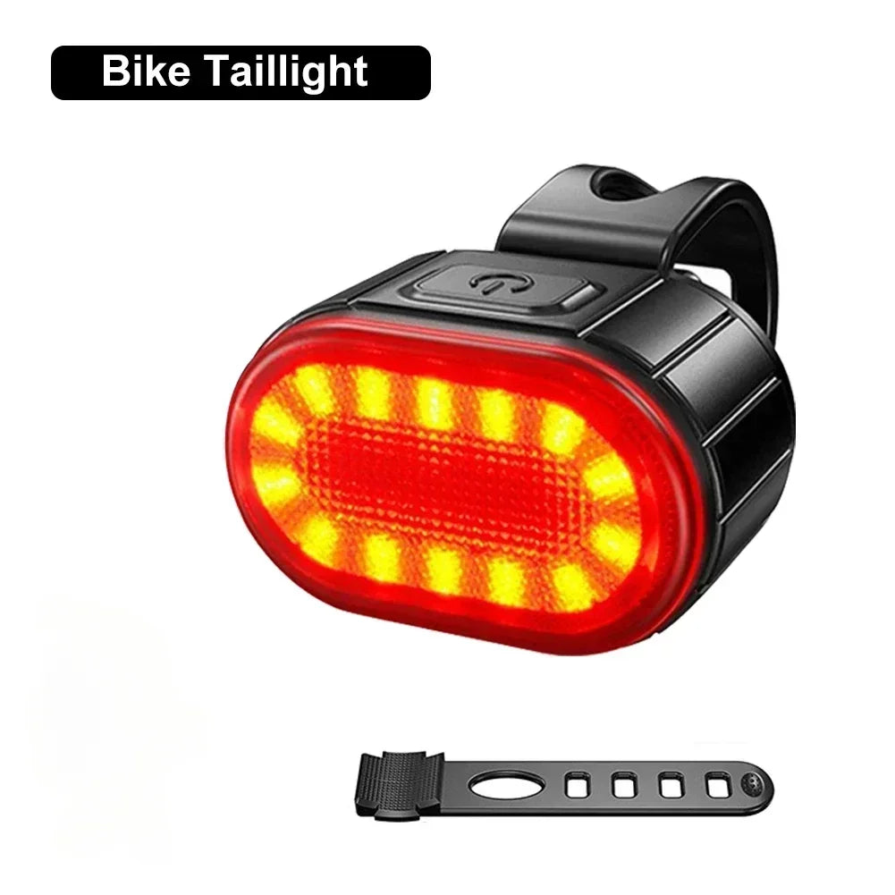 Rechargeable bike headlight digital display detail - view 13