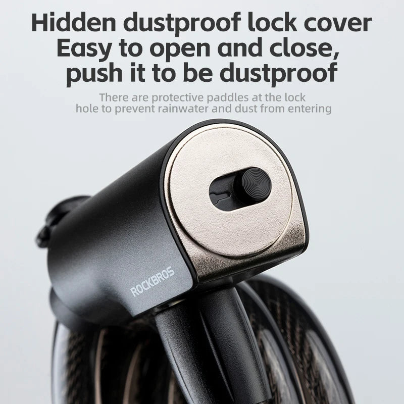 ROCKBROS lock with keys detail - view 4