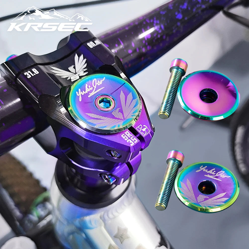 KRSEC headset top cap cover aluminium alloy - main view