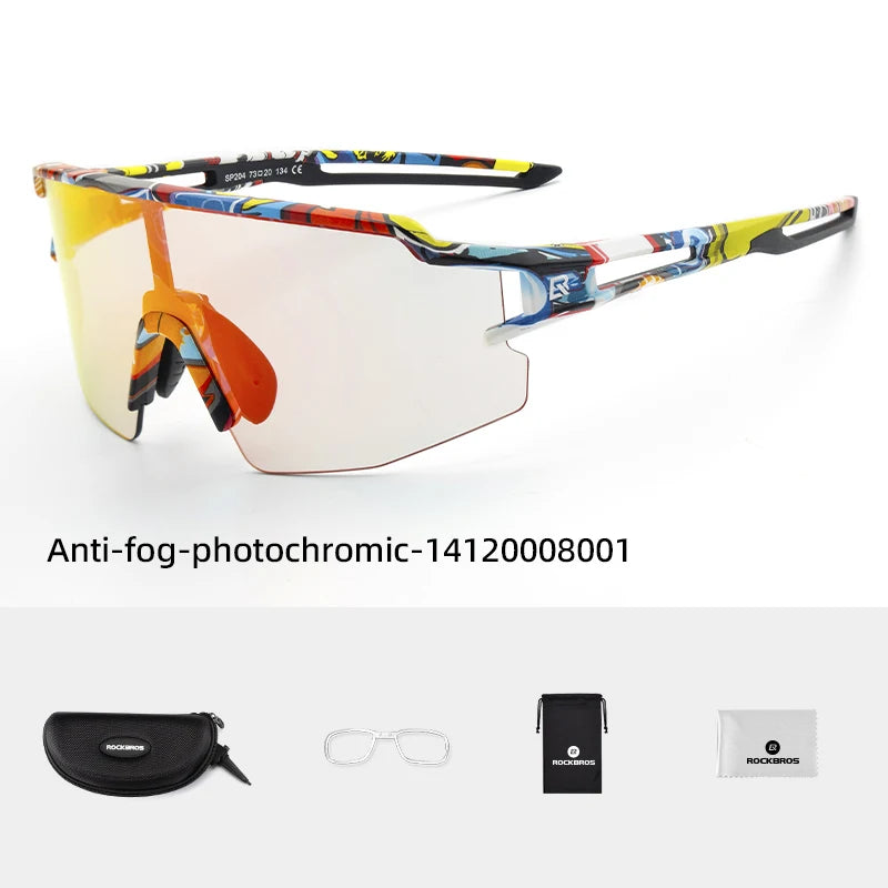 ROCKBROS Photochromic & Polarised Cycling Glasses
