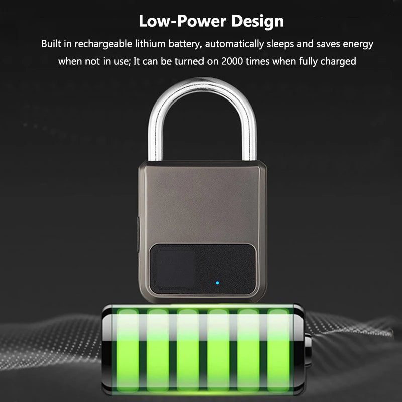 Smart padlock installed on bike - view 6