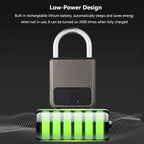 Smart padlock installed on bike - view 6