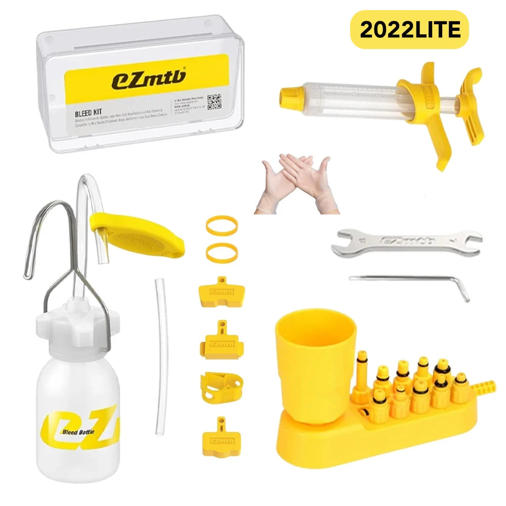 Hydraulic Brake Bleed Kit — Mineral Oil