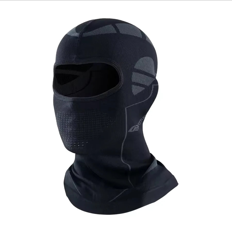 Thermal scarf balaclava light grey colour