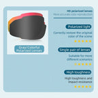 Ultralight cycling sunglasses adjustable nose pad - view 3