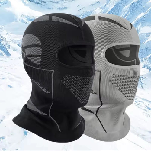Thermal scarf balaclava black winter full face