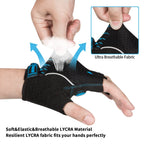 Gel silicone palm cycling gloves - view 3