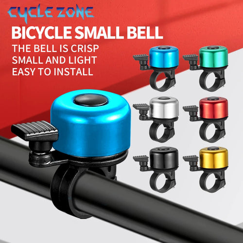 Aluminium bike bell 6 colour options - main view
