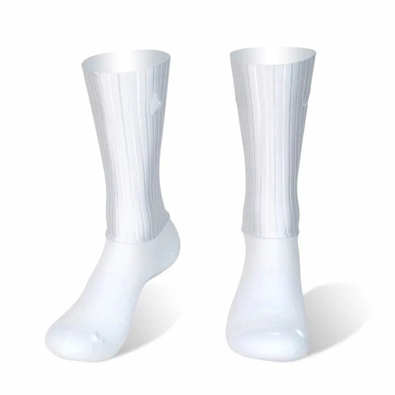 Aero anti-slip cycling socks silicone grip - main view