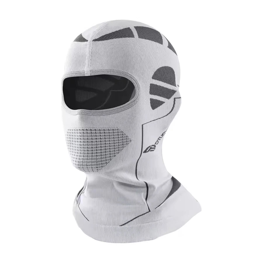 Cold-proof thermal scarf balaclava black colour