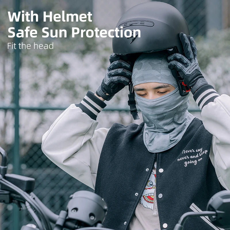 Ice silk UV protection balaclava breathable mesh - view 2