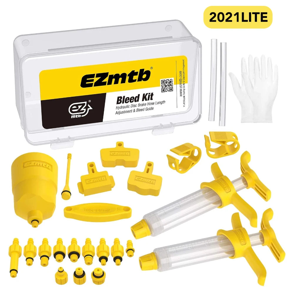 Hydraulic Brake Bleed Kit — Mineral Oil