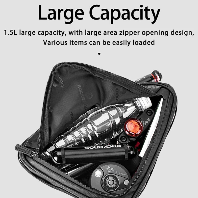 Waterproof polyester bike bag detail - view 4