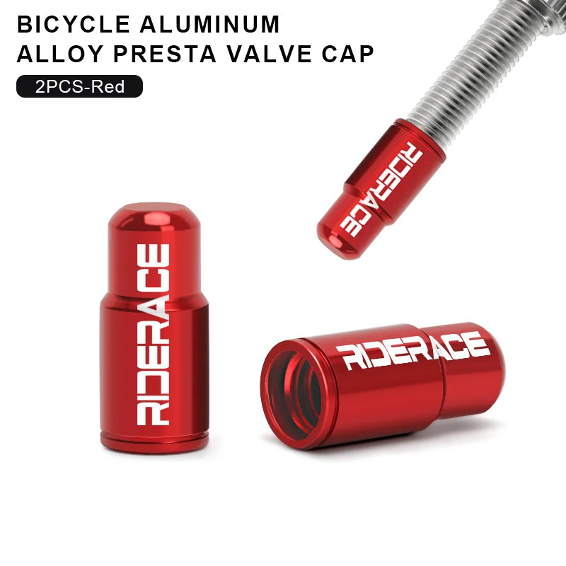Bike Valve Caps — 2/4/10 Pack Presta Covers