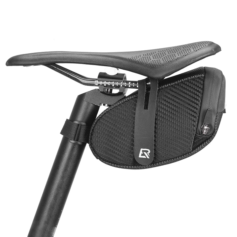 Bike tail bag hidden expansion design - view 2
