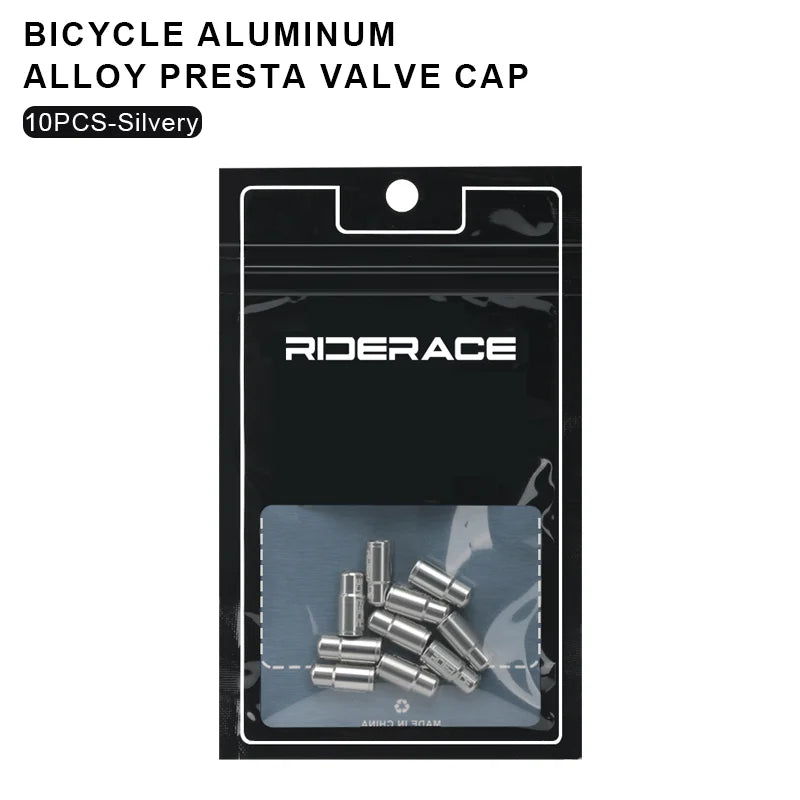 Bike Valve Caps — 2/4/10 Pack Presta Covers