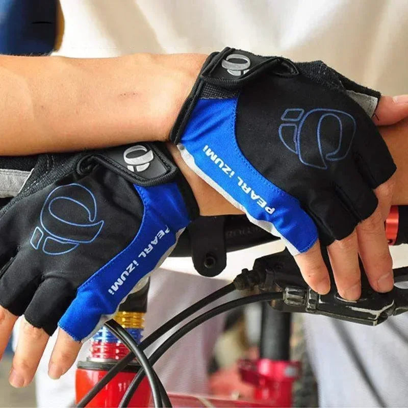 Cycling gloves worn on handlebar grip - view 5