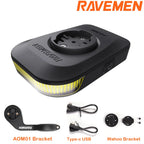 RAVEMEN FR300 daytime bike headlight GPS mount - main view