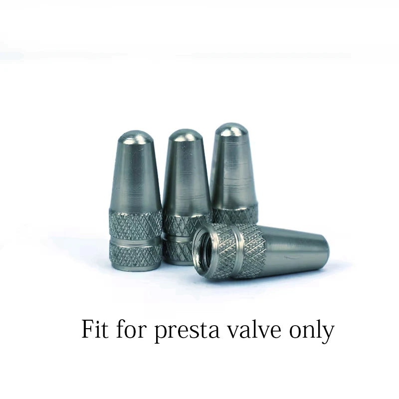 Aluminium Presta Valve Caps — Dustproof