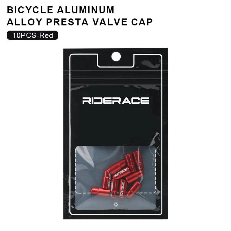 Bike Valve Caps — 2/4/10 Pack Presta Covers