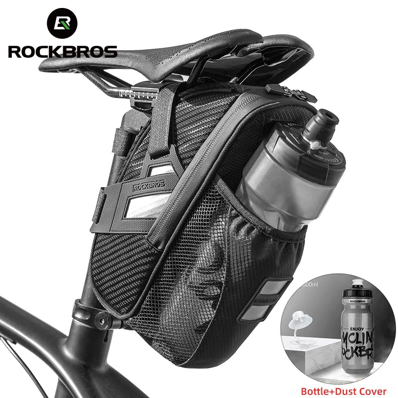 ROCKBROS tail bag with water bottle pocket - main view