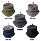 Neck gaiter adjustable elastic fit close-up