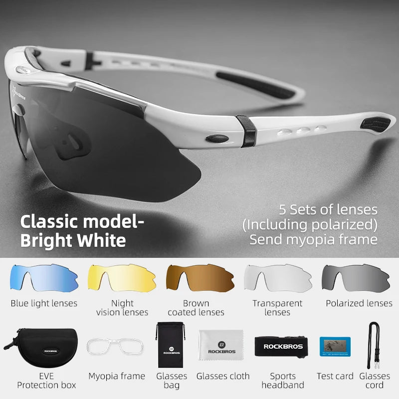 Cycling sunglasses UV protection lenses - view 8