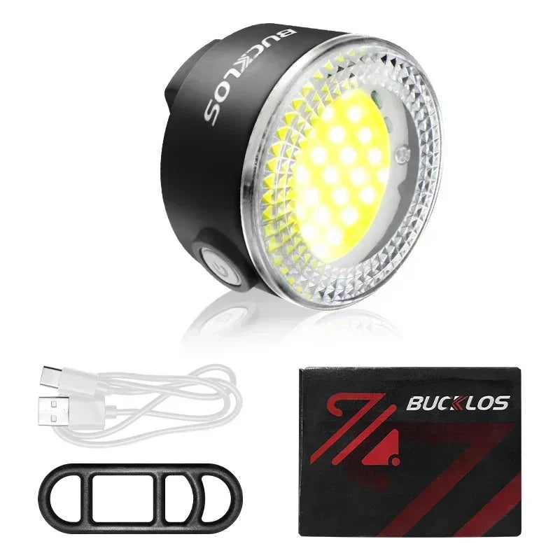 BUCKLOS COB Bike Lights — Front & Rear Rechargeable