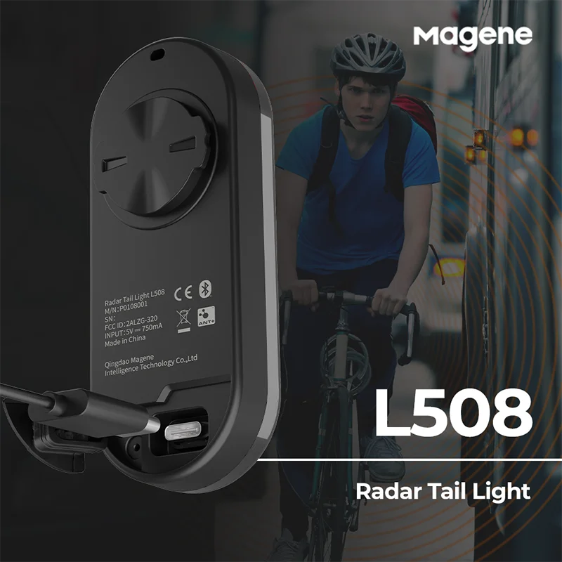 Radar taillight mounted on seatpost - view 2
